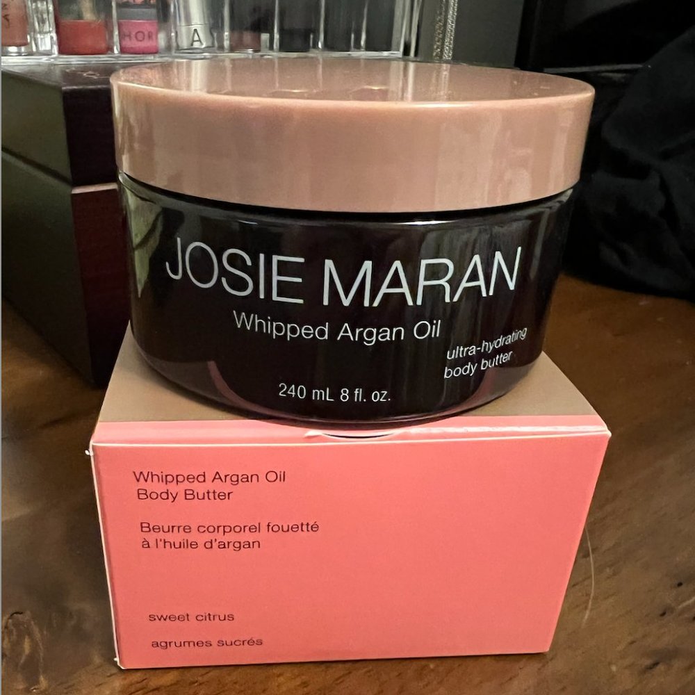 Josie Maran Whipped Argan Oil Body Butter Sweet Citrus - NEW, NEVER OPENED